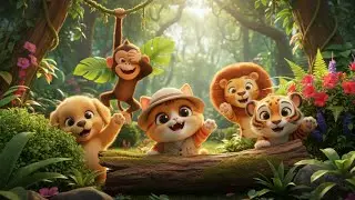 Animal Peekaboo Song for Kids | Fun Nursery Rhyme & Baby Songs 🐾🎶