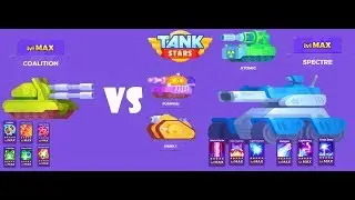 Tank Stars: Boss Coalition VS Boss Spectre, Pumpkin, Mark 1 and Atomic