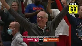 Keifer Sykes hits $1 million three for Boeheim's Army live on ESPN!
