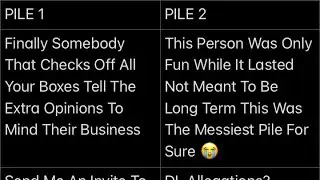 Pick A Pile What&rsquo;s The Juicy Tea In Y&rsquo;all&rsquo;s Love Life? 🍵👀 Yop All In Y&rsquo;all Business Today Mhm 😂 