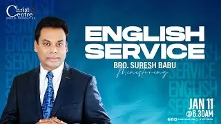 🛑 Br. Suresh Babu 🛑 Sunday English Service | English service