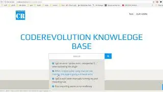 CodeRevolution Knowledge-Base Website