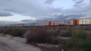 EB UP Manifest Train Feat Rear DPU At Thermal CA! #bigbossrailfanner