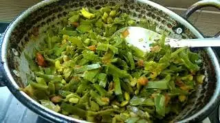 Avarakkai fry high fiber dish , quick making dish.
