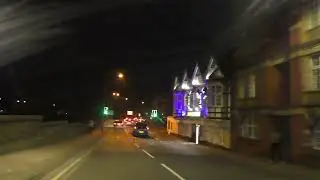 Driving On Hylton Road, North Parade, Croft Road & Castle Street, Worcester, UK 10th November 2024