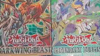YuGiOh Pack Opening - Legendary Duelists Synchro Storm and Darkwing Blast!