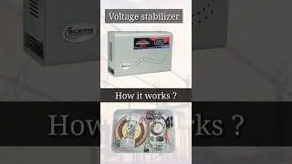 How a Voltage Stabilizer Works ? | Voltage fluctuation #shorts