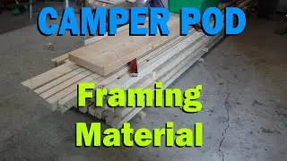 Ripping Lumber - DIY Travel Trailer Build - Small Camper Pod With Bathroom