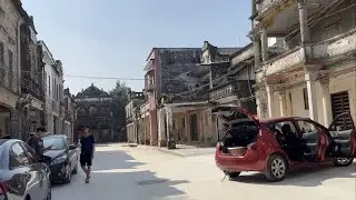 開平市Kaiping赤水鎮沖口墟舊街場的拍攝。沖口墟的冠英學校原來是開平第五中學的舊校址。很多冠英的校友遍布海內外。