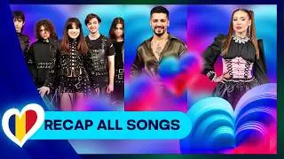 RECAP Eurovision 2026 Romania - ALL SONGS (LIVE Auditions)