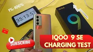 IQOO 9 SE charging test | After July update charging test 1-100% | IQoo 9 SE update | 66W charger