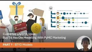 Customer Lifetime Value With Python PyMC Marketing Part I : Buy-Till-You-Die Models