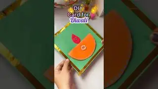 DIY card for Diwali 🪔 #shorts #satisfying #artscraft #craft