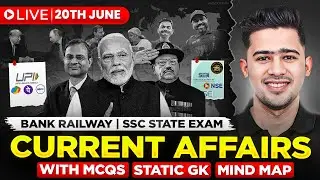 20th June 2025 | Daily Current Affairs | For Bank, Insurance & SSC Exams | Kush Pandey | Yes Officer
