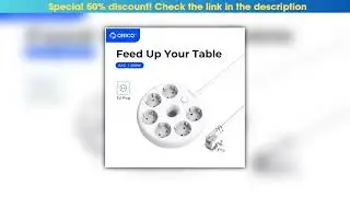 Review ORICO Electrical Multiple Socket with Extension Cable Power Strip EU Plug 6AC Outlets 1.5m O