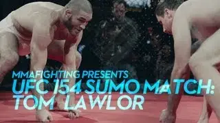 UFC 154: Tom Lawlor Has Epic Sumo Match at Open Workouts
