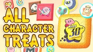 Kirby's Dream Buffet - All 256 Character Treats (Full Collection)