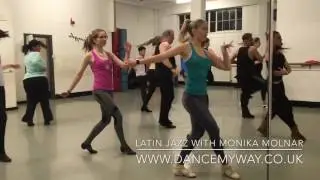Latin Jazz Dance Class with Monika Molnar at Pineapple Dance Studios