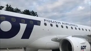 LOT Polish Airlines | Embraer 175 | SP-LIB | Warsaw to Szczecin | Full Flight (No Cuts)