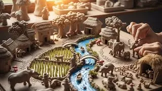 Handmade Clay Animals 🐘 | Miniature Elephant Family Sculpting