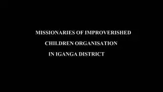 Suffering poor children in village