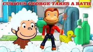 Curious George Takes Bath 🐵 Curious George Bubble Pop 🐵 LEGO George