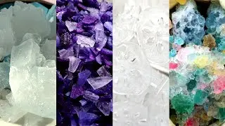 ASMR HARD ICE EATING MUKBANG / CLEAR ICE / THIN ICE 