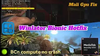 Mali GPU Fixed! BCn Compute | RE3 Remake + ACBF + JC2 | Winlator 2.8.1 Hotfix Setup (DM 8300 U)