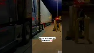 What NOT to do while being scaled in semi #18wheeler #scale #diesel #volvotrucks #truckdriver