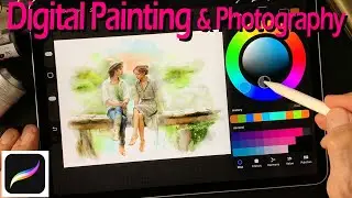 Digital Painting with usage of blend mode. Like an illustration type digital painting.