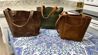 Different Prices: Portland Leather Goods vs. Saddleback Leather vs. Amazon  Leather Tote Comparison