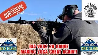 ROCK ISLAND ARMORY VR82 20 GAUGE SHOTGUN 100 ROUND REVIEW!