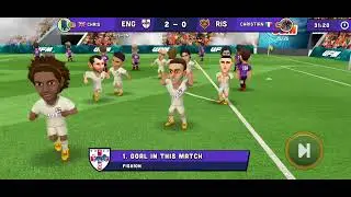 Twistedchris 🇬🇧 Vs Christian 🇮🇹 at Brass League Arena Stadium Mini Football