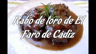 Rabo de toro con Vino Fino de Jerez
