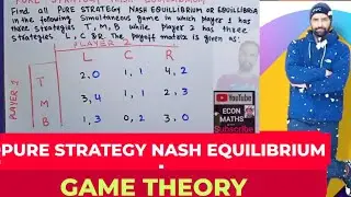 pure strategy Nash Equilibrium or  equilibria in case of three player simultaneous game