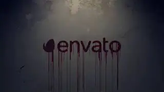 After Effect Templates - Horror Blood Logo