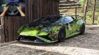 This Lamborghini Huracan STO Was UNDRIVABLE on a Steering Wheel&hellip; Until I Fixed It | Forza Horizon 5