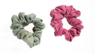 Kätevä tapa ommella hiusdonitsi eli scrunchie