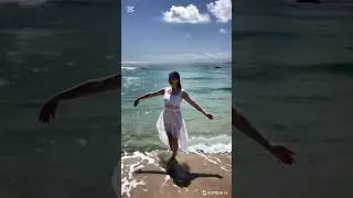 Ocean ASMR | Graceful Woman Dancing in the Waves for Deep Relaxation