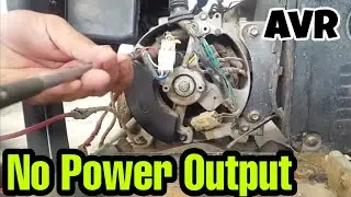 Generator no power output solution