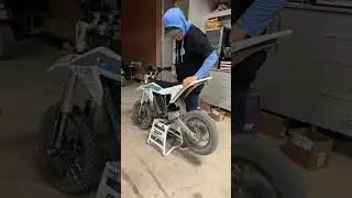 Top speed on Electric mini Dirt Bike!
