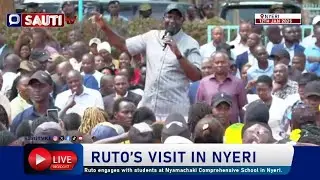 President Ruto Visits PCEA Nyamachaki Comprehensive School, Nyeri County