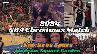 Christmas Day NBA Game 2024: Get Ready with Me for Knicks vs Spurs at Madison Square Garden 🎄✨🏀