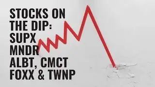 Crashing SUPX, MNDR, ALBT, CMCT, FOXX & TWNP Stocks