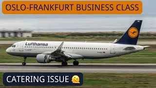 TRIPREPORT | CATERING NOT LOADED! | Lufthansa | Airbus A320 | Oslo (OSL) - Frankfurt(FRA) | Business