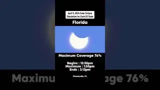 2024 Solar Eclipse Path #eclipse #space #astrology #events #trending #shorts