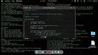 Silent C Programming: Inverse of Floyd Triangle Pattern Printing - Code Tutorial (No Talking)