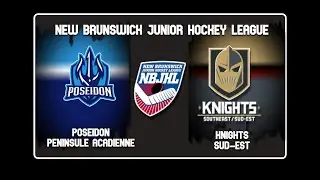 Peninsule Acadienne Poseidon vs Sud-Est Knights 11/07/2025