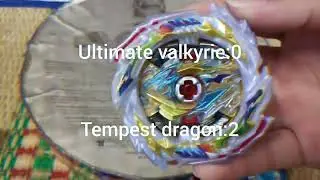 ultimate valkyrie vs tempest dragon (năm1)#bimbica#beybladeburst #beyblade #combat #fire