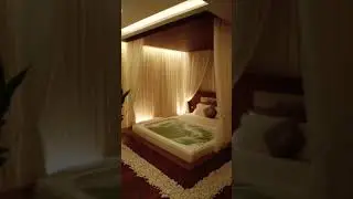 Luxury canopy bed ideas for a dreamy bedroom look.#interiordesign #trending #youtubeshorts #youtube